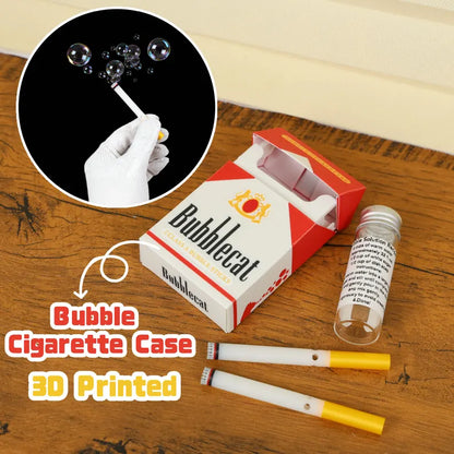 🎁Last Day Promotion 60% OFF-Retro Cigarette Box Bubble Toy Set 3D Printed Desk Fidget with Two Wand Sticks and Refillable Tube Novelty Stress Relief Gag Gift for Adults