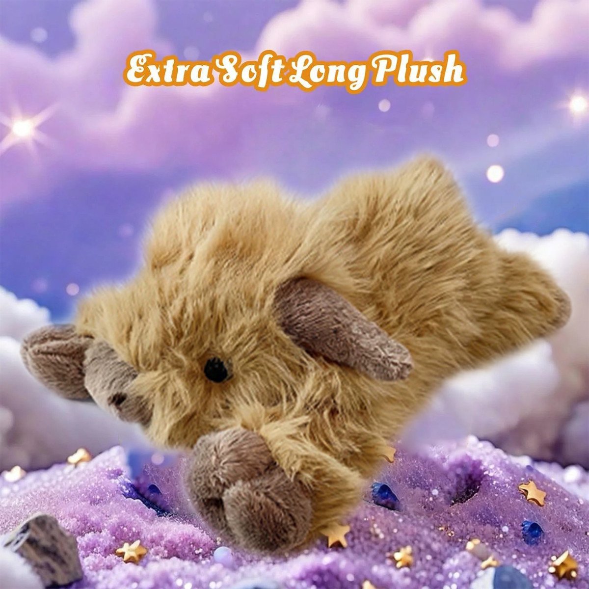 🎁13.8in-21.7in Cute Cartoon Highland Cow Cuddly Toy