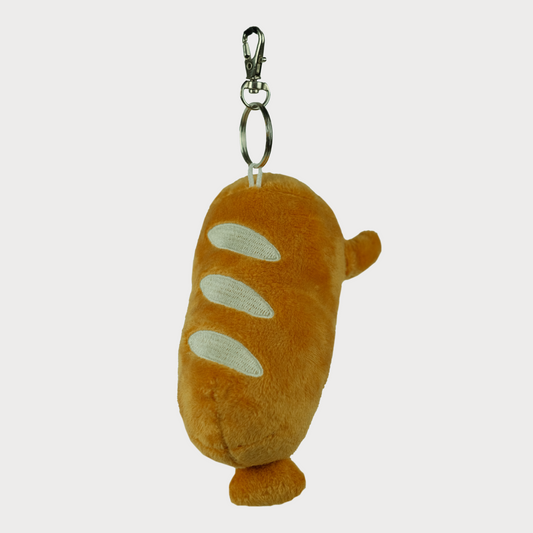 Louis the Baguette Manatee Plush Keychain