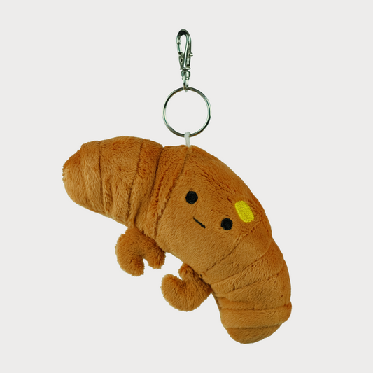 Tank the Croissant Crab Plush Keychain