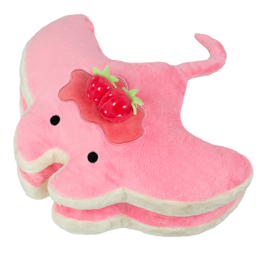 Stacks the Strawberry Pancake Manta Ray Plush