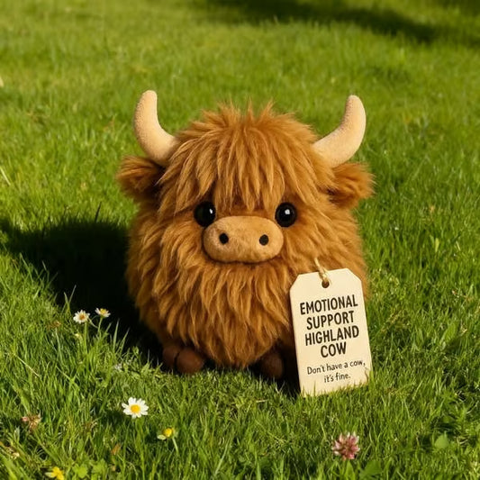 🐮🎄Early Christmas Sale 49% OFF🎁🎄Emotional Support Highland Cow Plush