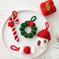 Handmade Knitted Christmas Tree Ornaments