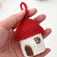 Handmade Knitted Christmas Tree Ornaments