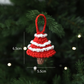 Handmade Knitted Christmas Tree Ornaments