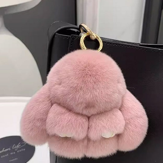 Plush Bunny Keychain Pendant